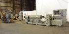 Used PTI Underwater Pelletizing Line consisting of: (1) PTI 4-1/2” Trident Series single screw extruder, model 4500, serial# 1927, built 1995. Approximate 32 to 1 L/D ratio. 5 Zone electrically heate...