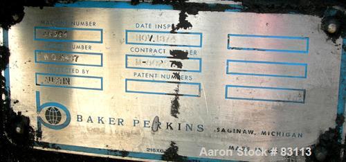 Used: Baker Perkins 100mm compounding/pelletizing line
