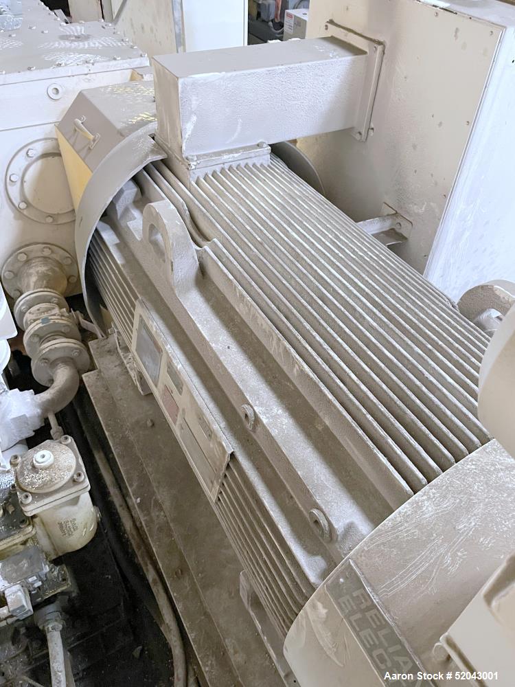 Used Twin Screw Pelletizing Line Consisting Of: (1) Krauss Maffei-Berstorff 110mm twin screw extruder, model ZE110RX56DUT, serial# 90202488, built 2008. Co-Rotating Screw Design. Approximate 56 to 1 ...