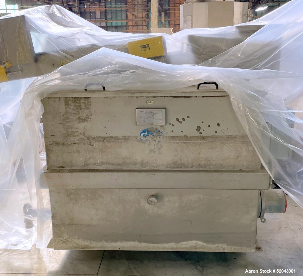Used Twin Screw Pelletizing Line Consisting Of: (1) Krauss Maffei-Berstorff 110mm twin screw extruder, model ZE110RX56DUT, serial# 90202488, built 2008. Co-Rotating Screw Design. Approximate 56 to 1 ...