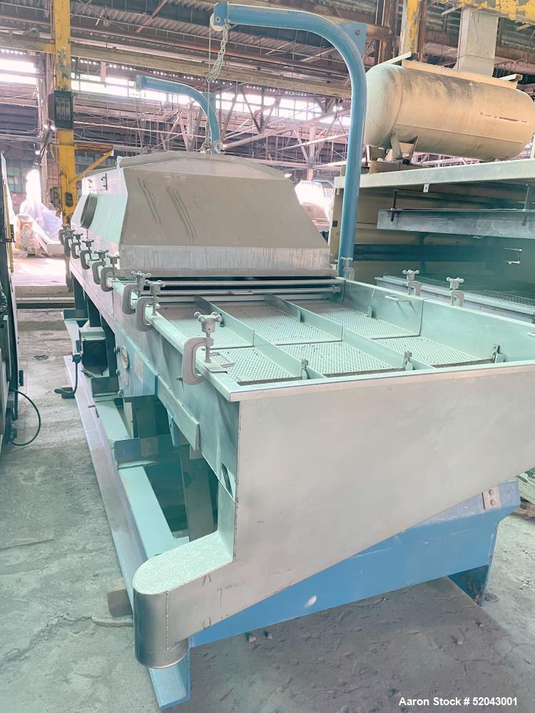 Used Twin Screw Pelletizing Line Consisting Of: (1) Krauss Maffei-Berstorff 110mm twin screw extruder, model ZE110RX56DUT, serial# 90202488, built 2008. Co-Rotating Screw Design. Approximate 56 to 1 ...