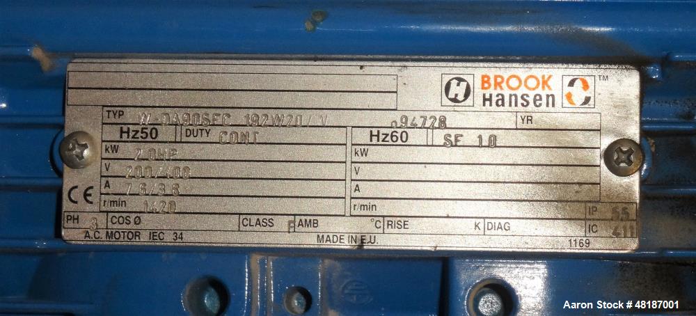 Used Berstorff 25mm Twin Screw Extruder, type ZE25-40D.