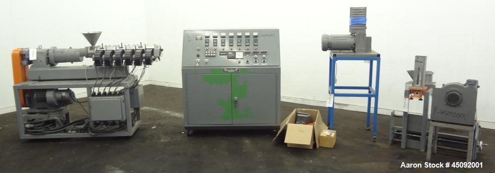 Used- Berstorff Twin Screw Pelletizing Line