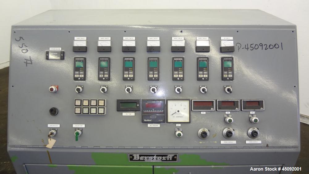 Used Berstorff Twin Screw Pelletizing Line