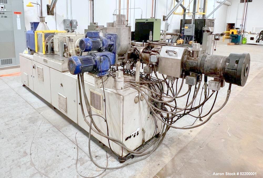 Used 40mm Berstorff/Gala Twin Screw Pelletizing Line