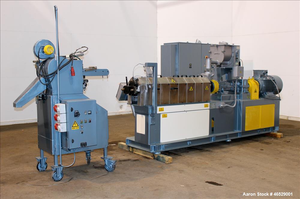 Used Comac Twin Screw Pelletizing Line
