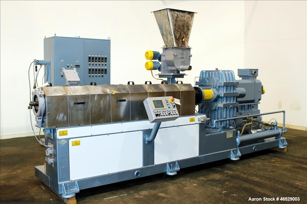Used Comac Twin Screw Pelletizing Line