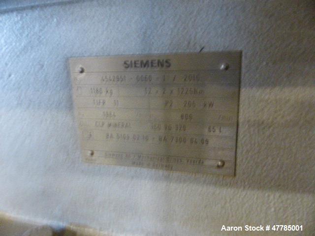 Used Twin Screw Pelletizing Line to include: Coperion STS 65 twin screw extruder, Busch Cobra NC 0250 A vacuum pump, built 1999, Brabender FW80/5 plus 200 volumetric feeder, built 2012, Kreyenborg sc...