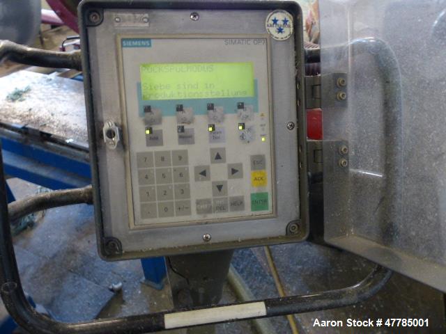 Used Twin Screw Pelletizing Line to include: Coperion STS 65 twin screw extruder, Busch Cobra NC 0250 A vacuum pump, built 1999, Brabender FW80/5 plus 200 volumetric feeder, built 2012, Kreyenborg sc...