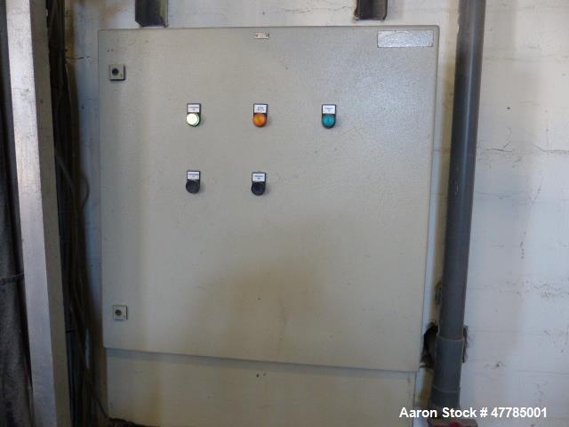 Used Twin Screw Pelletizing Line to include: Coperion STS 65 twin screw extruder, Busch Cobra NC 0250 A vacuum pump, built 1999, Brabender FW80/5 plus 200 volumetric feeder, built 2012, Kreyenborg sc...