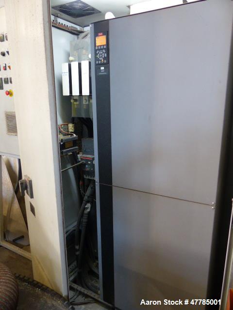 Used Twin Screw Pelletizing Line to include: Coperion STS 65 twin screw extruder, Busch Cobra NC 0250 A vacuum pump, built 1999, Brabender FW80/5 plus 200 volumetric feeder, built 2012, Kreyenborg sc...