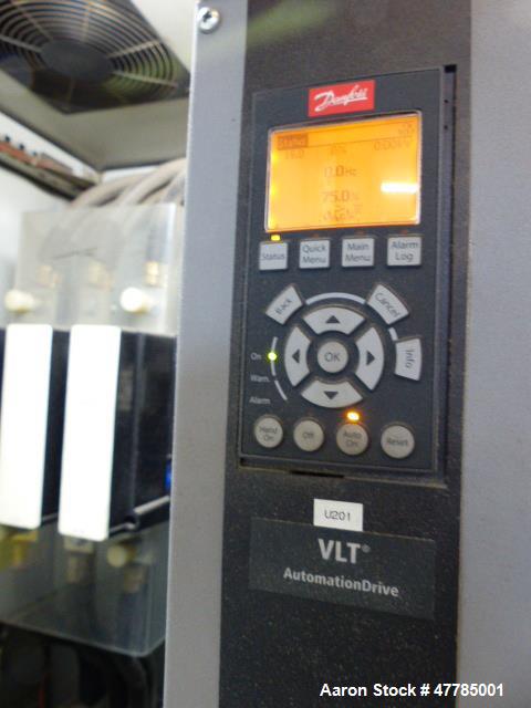 Used Twin Screw Pelletizing Line to include: Coperion STS 65 twin screw extruder, Busch Cobra NC 0250 A vacuum pump, built 1999, Brabender FW80/5 plus 200 volumetric feeder, built 2012, Kreyenborg sc...