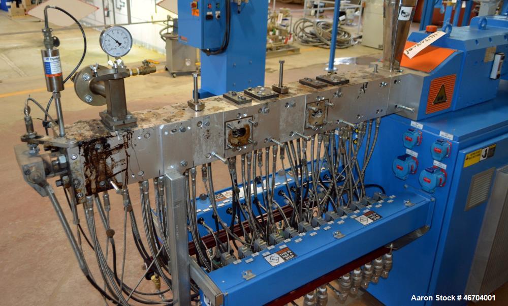 Used Coperion 25.5mm Co-Rotating Twin Screw MFG 2010 Pelletizing Line