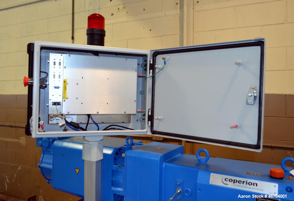 Used Coperion 25.5mm Co-Rotating Twin Screw MFG 2010 Pelletizing Line