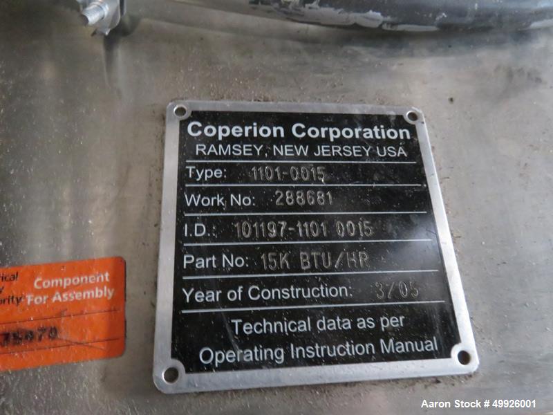 Used Coperion Mega 26mm Co-Rotating Twin Screw Extruder, Model ZSK-26.