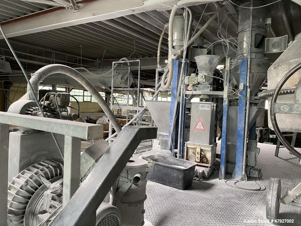 Used Coperion Werner & Pfleiderer Twin Screw Pelletizing Line