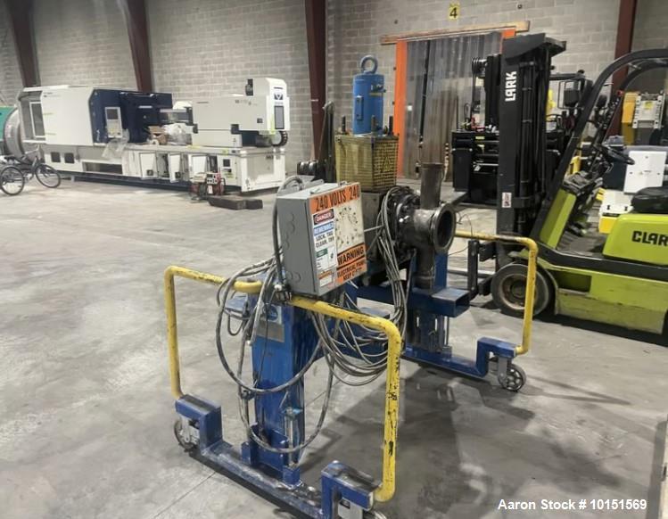 Used – Coperion 58mm Co-Rotating Mega Compounder with Gala Underwater Pelletizer