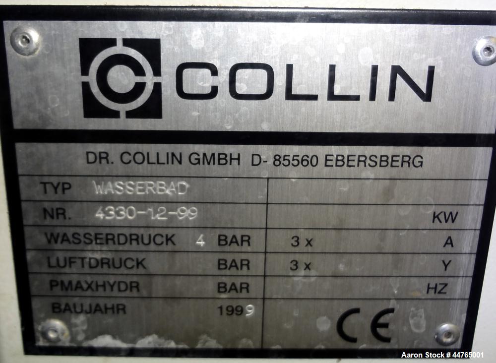 Used- Dr. Collin Laboratory Pelletizing Line