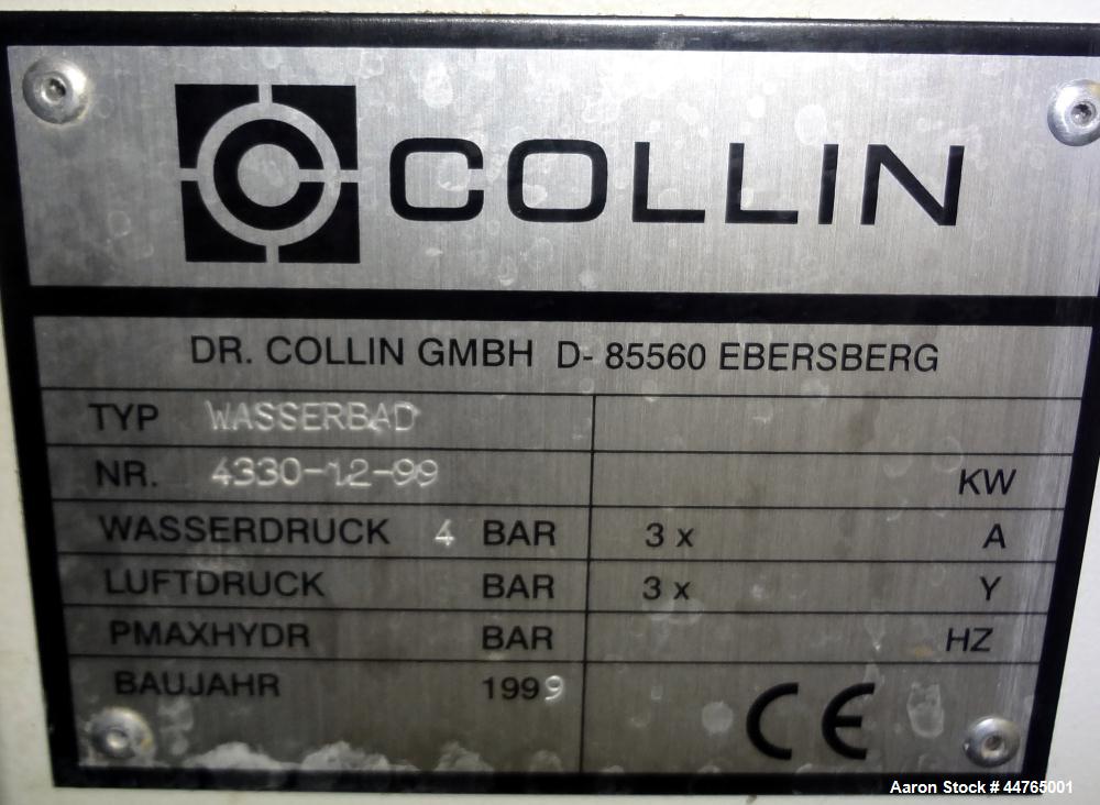 Used Dr. Collin Laboratory Pelletizing Line