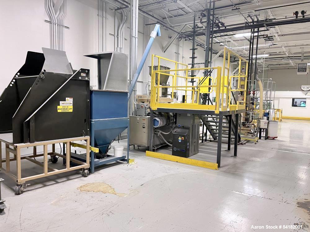 Buy Used Farrel Co-Rotating Twin Screw Extruder with Gala & Acrison Feeder