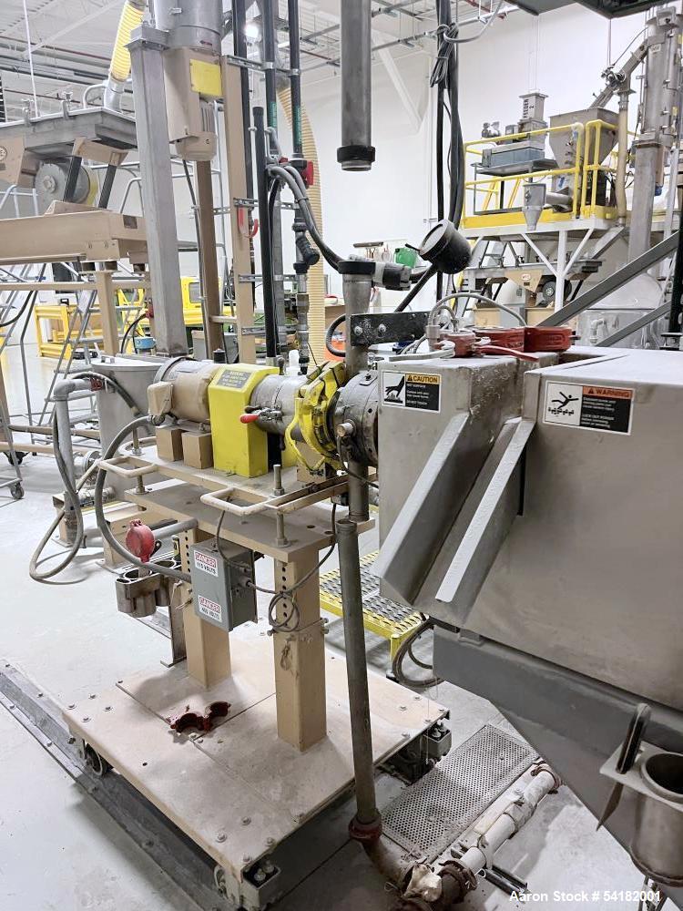 Buy Used Farrel Co-Rotating Twin Screw Extruder with Gala & Acrison Feeder