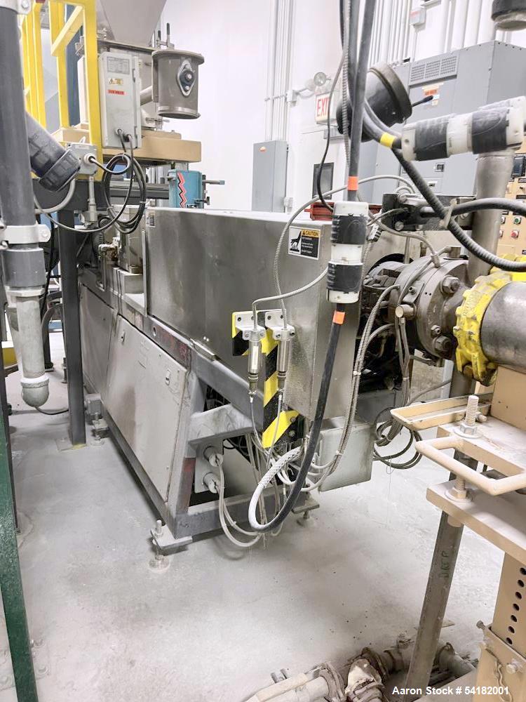 Buy Used Farrel Co-Rotating Twin Screw Extruder with Gala & Acrison Feeder