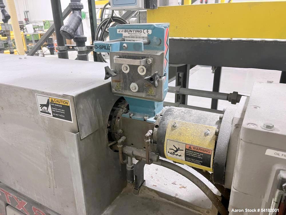 Buy Used Farrel Co-Rotating Twin Screw Extruder with Gala & Acrison Feeder