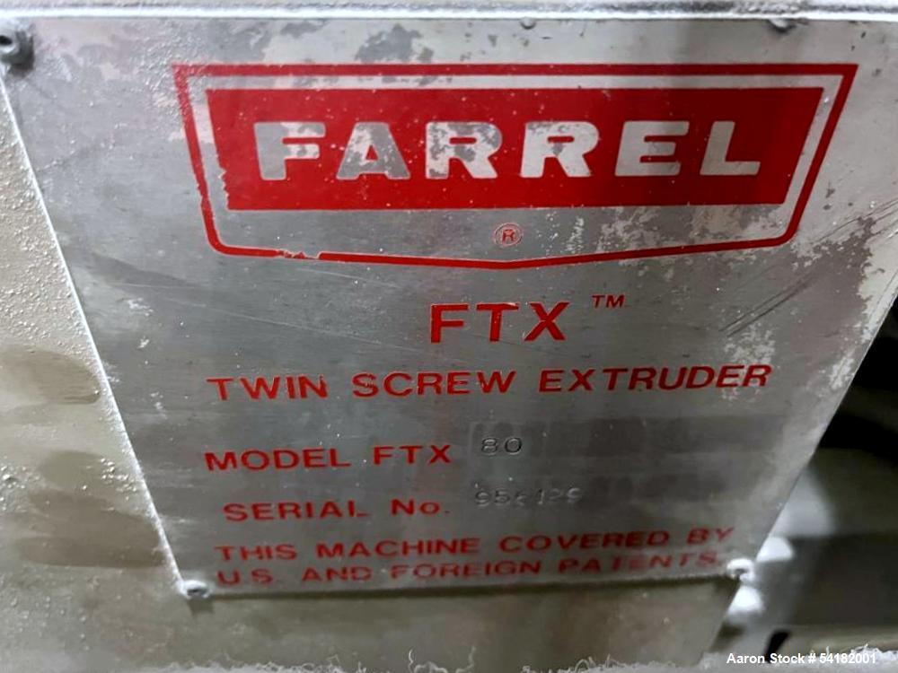 Buy Used Farrel Co-Rotating Twin Screw Extruder with Gala & Acrison Feeder