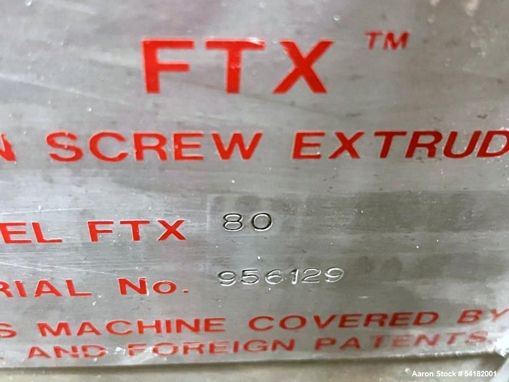 Buy Used Farrel Co-Rotating Twin Screw Extruder with Gala & Acrison Feeder