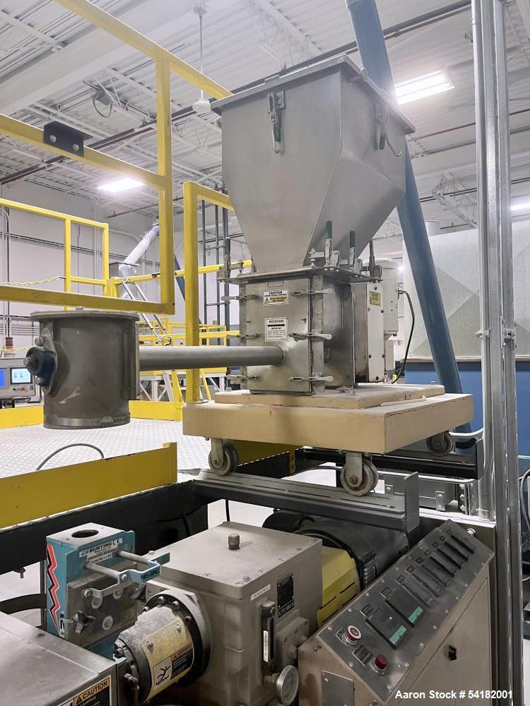 Buy Used Farrel Co-Rotating Twin Screw Extruder with Gala & Acrison Feeder