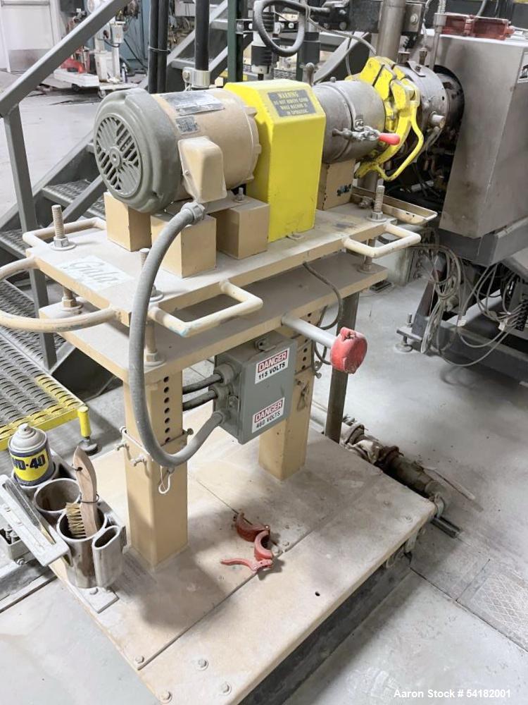 Buy Used Farrel Co-Rotating Twin Screw Extruder with Gala & Acrison Feeder