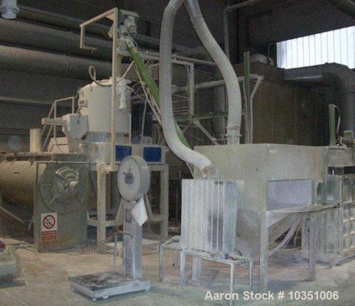 Used- Industrie Generali 130-22D PVC Compounds Extrusion Line, maximum output 1543 lbs (700 kg/hour). Comprising of: (1) Ind...