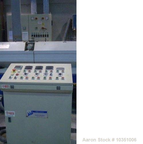 Used- Industrie Generali 130-22D PVC Compounds Extrusion Line, maximum output 1543 lbs (700 kg/hour). Comprising of: (1) Ind...