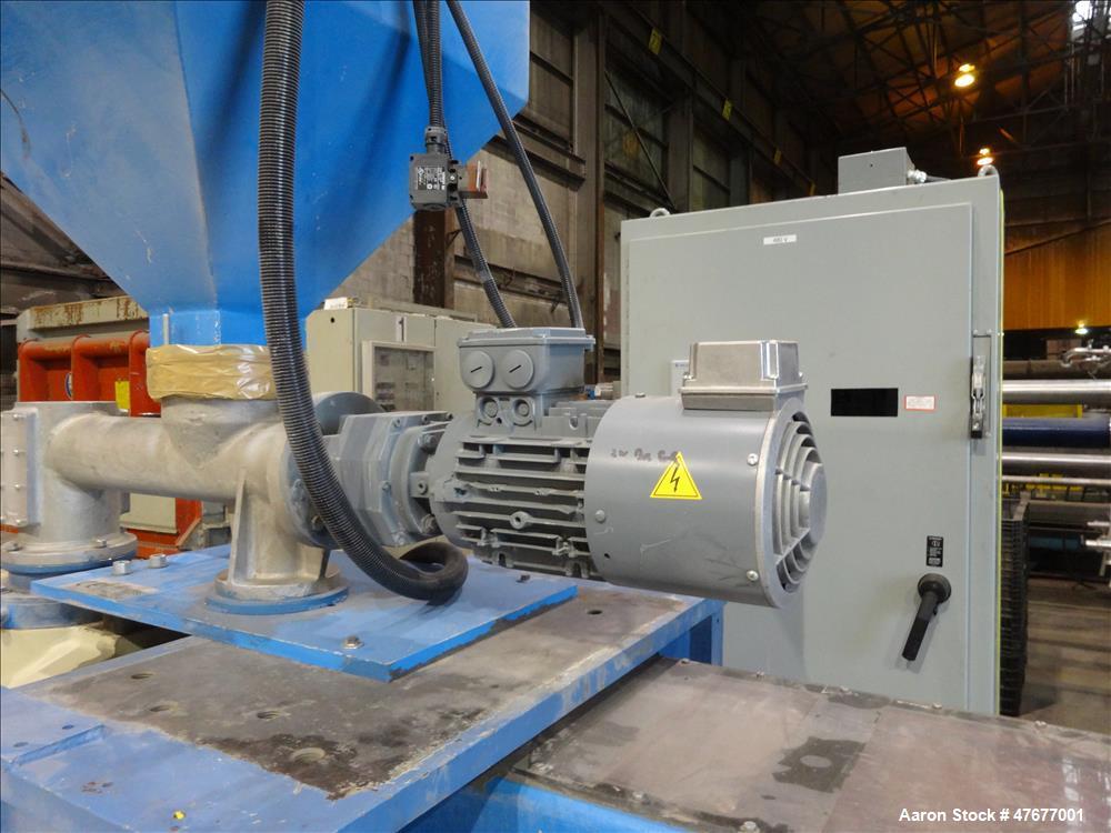 Used Krauss Maffei K.M. 120 mm Twin Screw Extruder