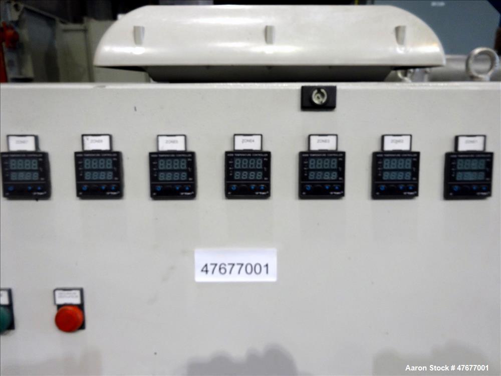 Used Krauss Maffei K.M. 120 mm Twin Screw Extruder