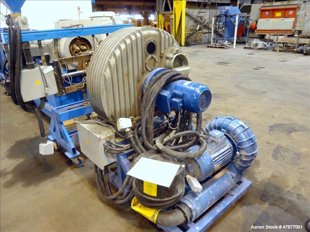 Used Krauss Maffei K.M. 120 mm Twin Screw Extruder