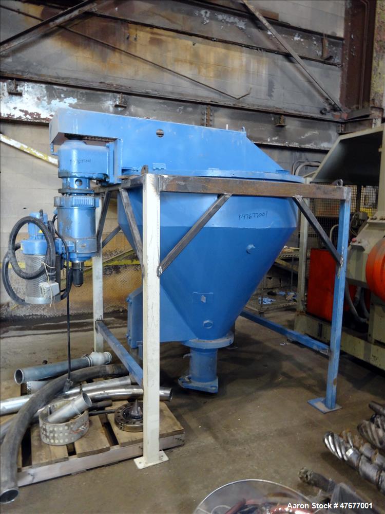 Used Krauss Maffei K.M. 120 mm Twin Screw Extruder