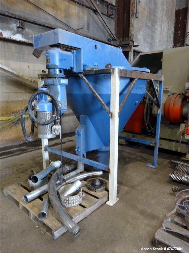 Used Krauss Maffei K.M. 120 mm Twin Screw Extruder