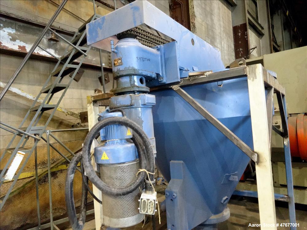 Used Krauss Maffei K.M. 120 mm Twin Screw Extruder