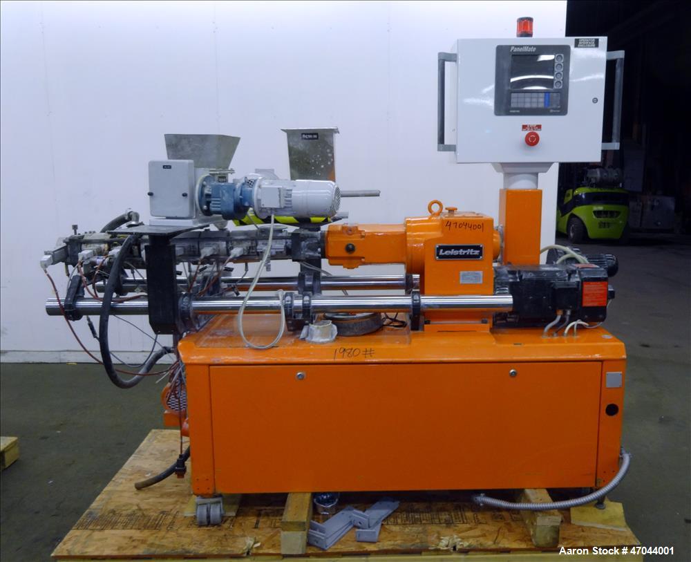 Used Leistritz Twin Screw Extruder, Model LSM 30.34