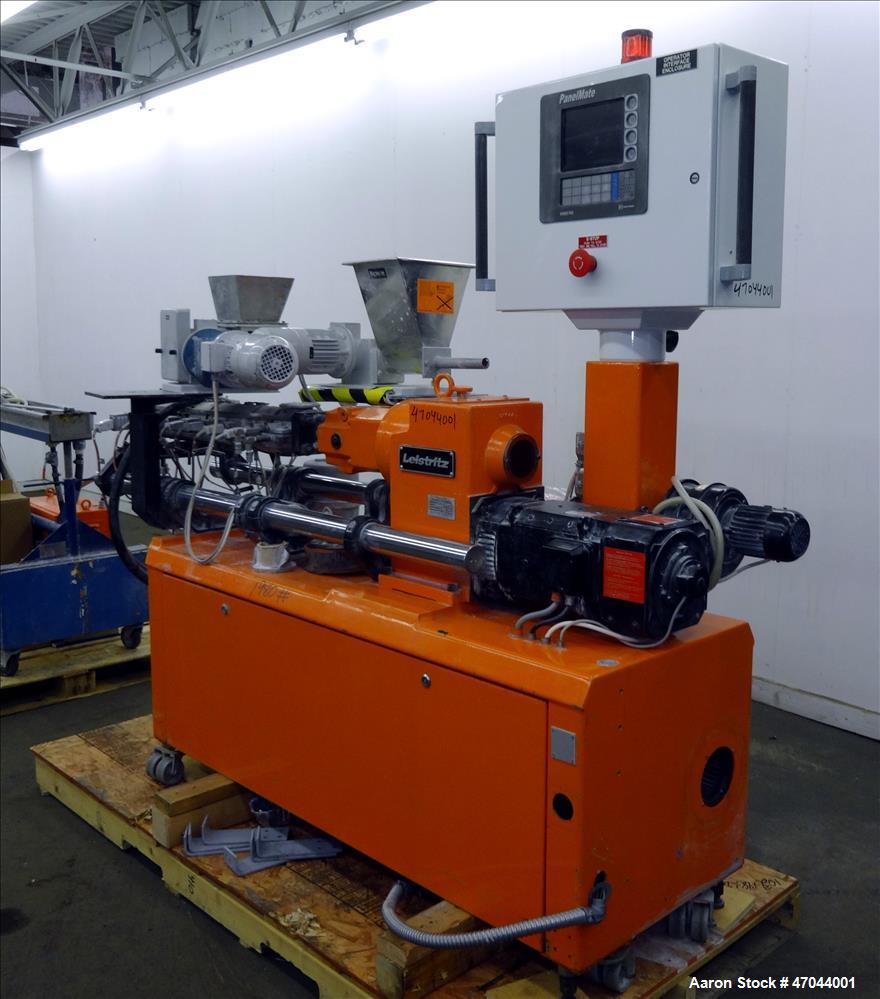 Used Leistritz Twin Screw Extruder, Model LSM 30.34