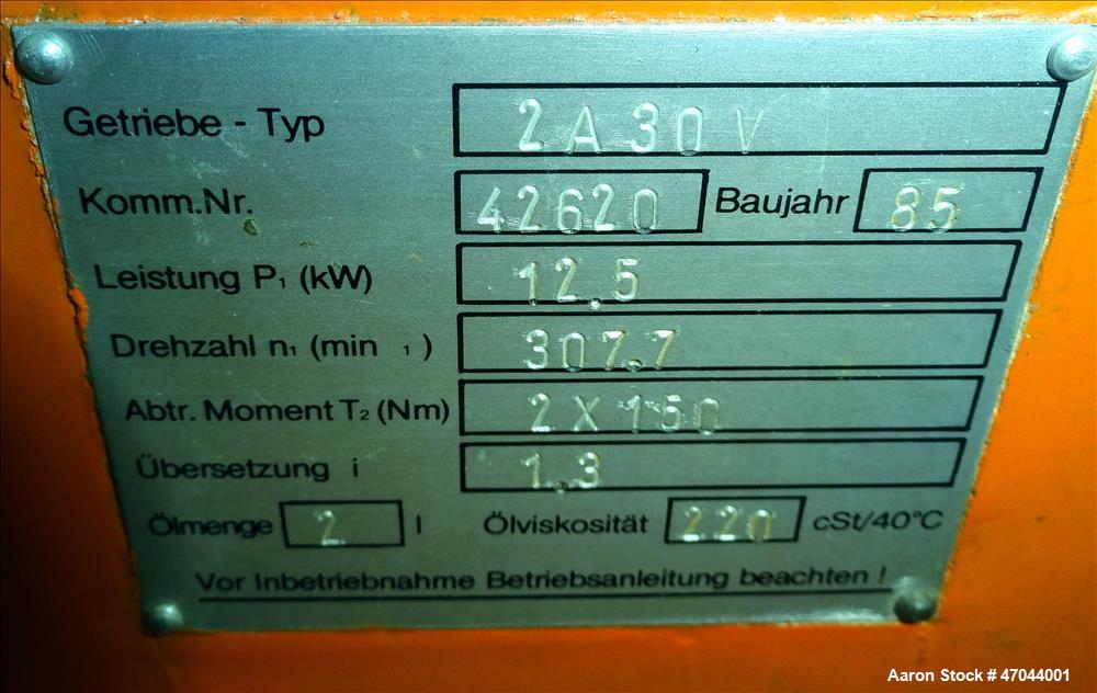 Used Leistritz Twin Screw Extruder, Model LSM 30.34