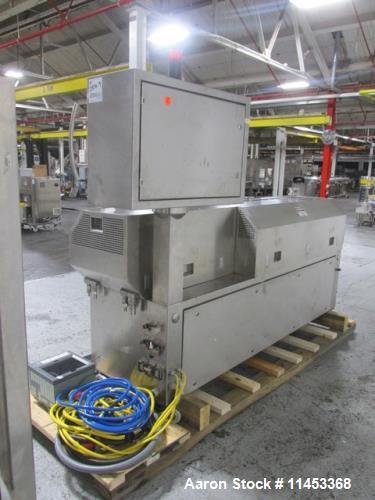 Used- Leistritz Twin Screw Pelletizing Line, Model Micro27-GGC-40D. 27 mm screws, counter rotating screws, 40:1 l/d, 500 rpm...