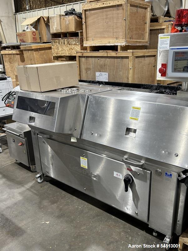 Used Leistritz Twin Screw Co-Rotating Extrusion Line consisting of: (1) Leistritz Tyoe ZSE18HPe-PH-40D Extruder, (2) 18 mm screws, approximately 40 to 1 L/D ratio, 1200 rpm maximum screw rotation, 8 ...