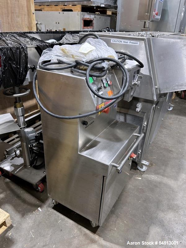 Used Leistritz Twin Screw Co-Rotating Extrusion Line consisting of: (1) Leistritz Tyoe ZSE18HPe-PH-40D Extruder, (2) 18 mm screws, approximately 40 to 1 L/D ratio, 1200 rpm maximum screw rotation, 8 ...