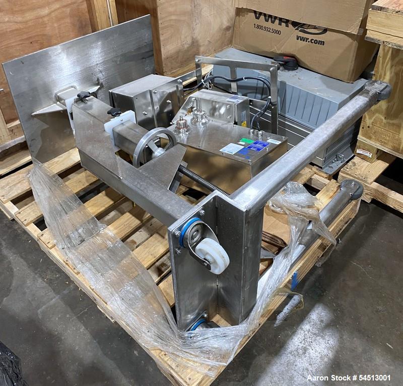 Used Leistritz Twin Screw Co-Rotating Extrusion Line consisting of: (1) Leistritz Tyoe ZSE18HPe-PH-40D Extruder, (2) 18 mm screws, approximately 40 to 1 L/D ratio, 1200 rpm maximum screw rotation, 8 ...