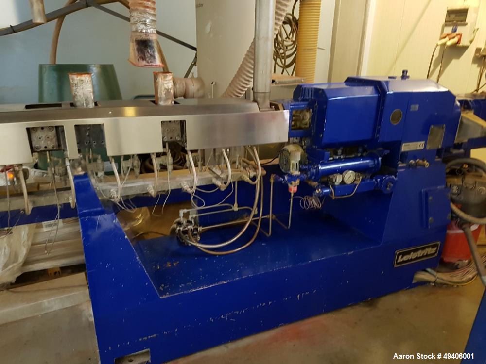 Used Leistritz Twin Screw Pelletizing Line.