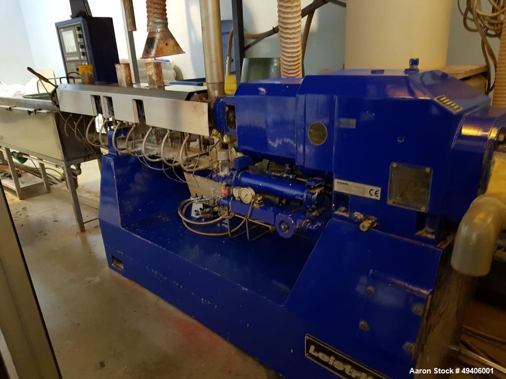 Used Leistritz Twin Screw Pelletizing Line.
