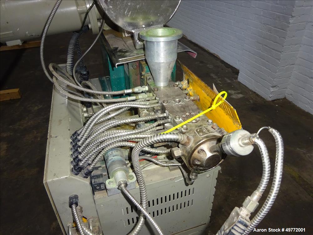 Used Prism Twin Screw Co-Rotating Extrusion Pelletizing Line