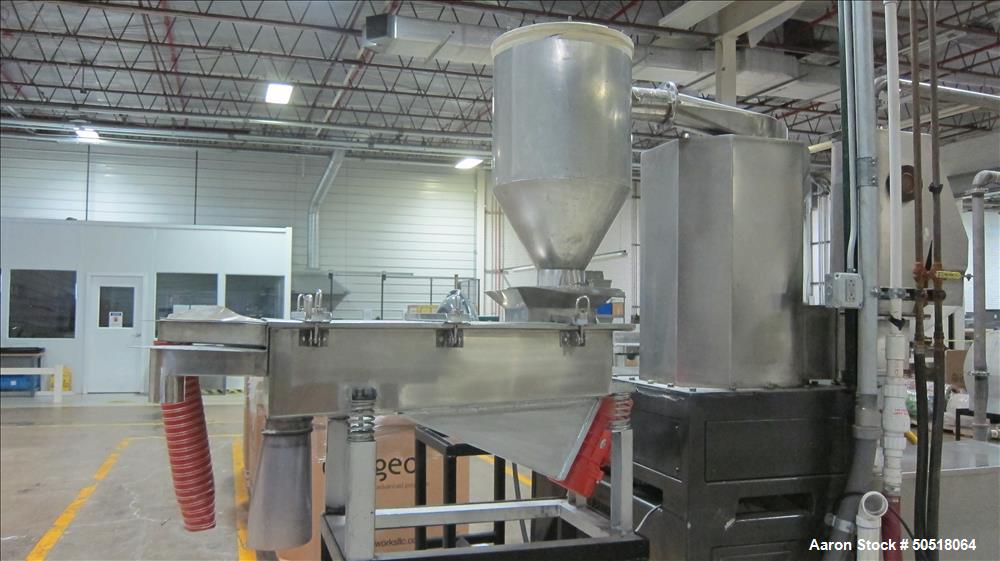 Used Nanjing Twin Screw Underwater Pelletizing Line